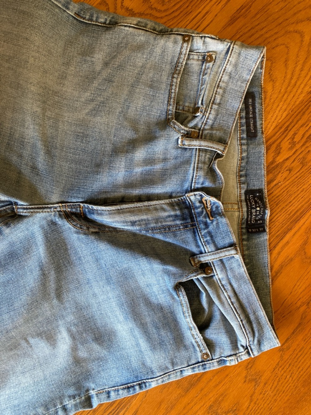 Lucky Brand Faded Light Blue Denim Jeans